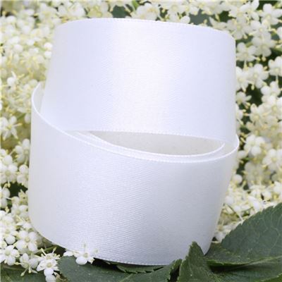 25mm Satin Ribbon - Bridal White